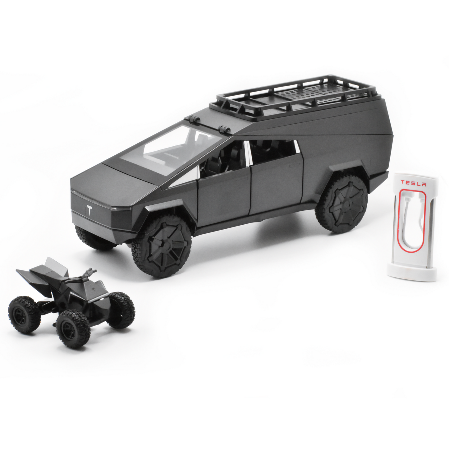 Cyber Outback -Toy Truck with Camper, ATV, and Charging Station