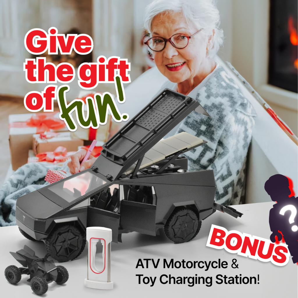 1/24 Cyber Toy Truck Camper *BONUS* ATV & Charging Station