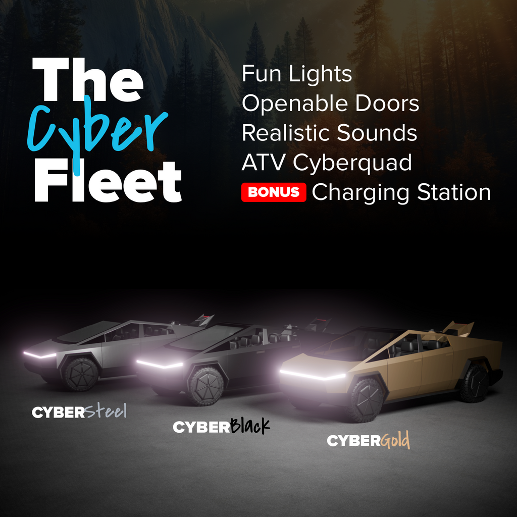 1/28 Cyber Toy Pickup Truck *BONUS* ATV & Charging Station