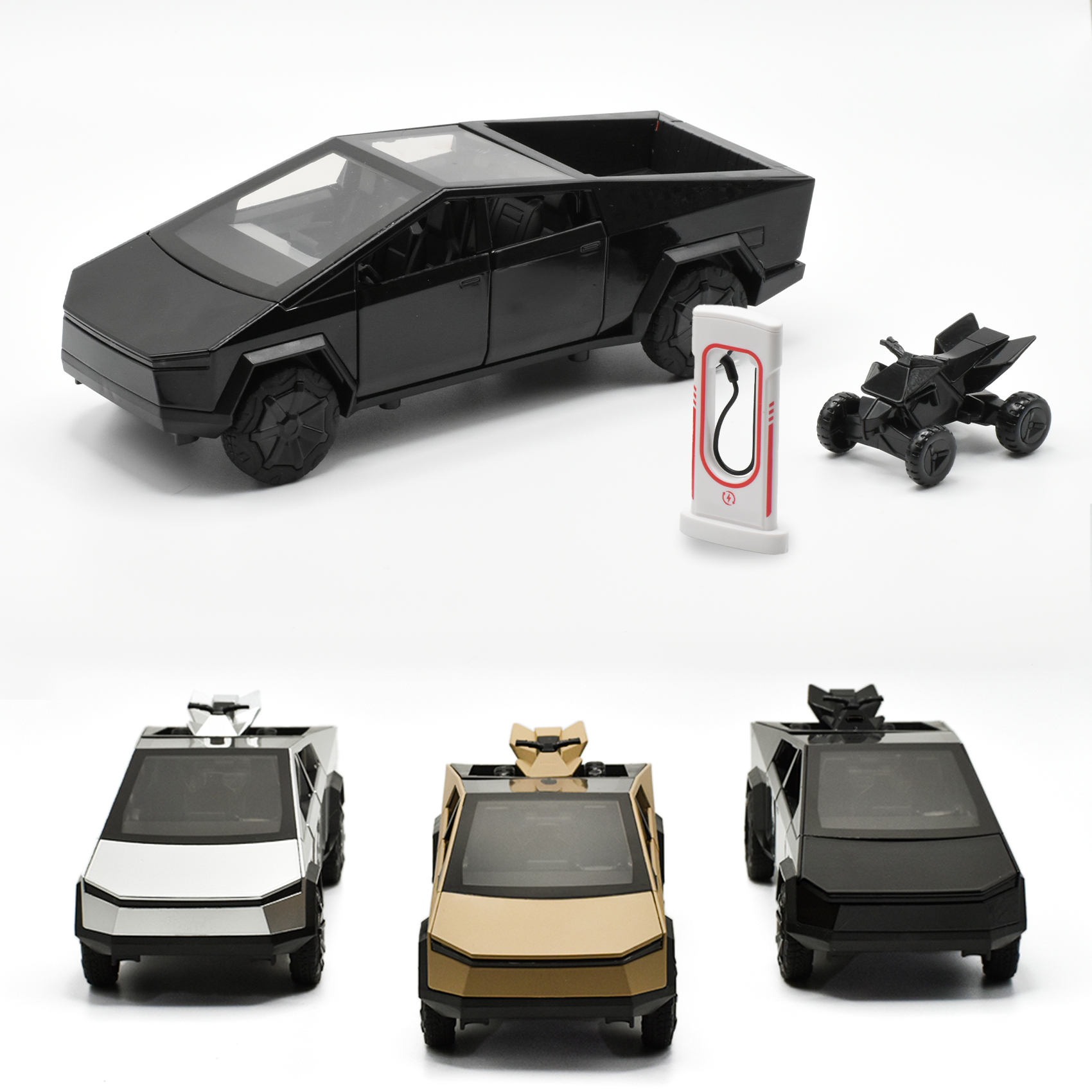 1/28 Cyber Toy Pickup Truck *BONUS* ATV & Charging Station