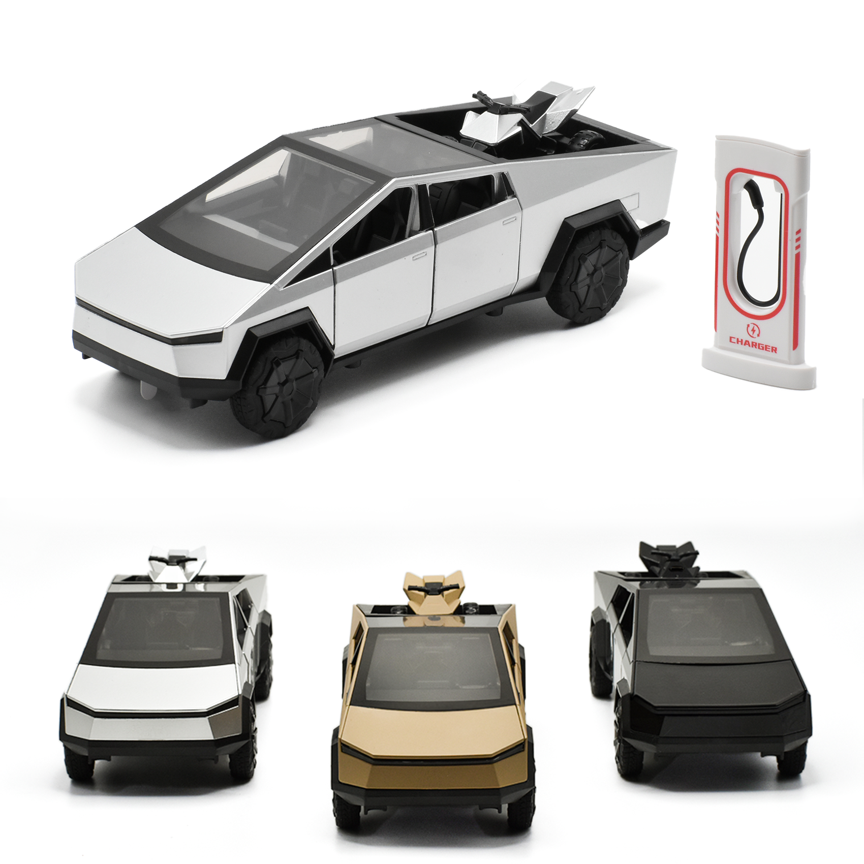 1/28 Cyber Toy Pickup Truck *BONUS* ATV & Charging Station